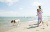 Hund am Strand